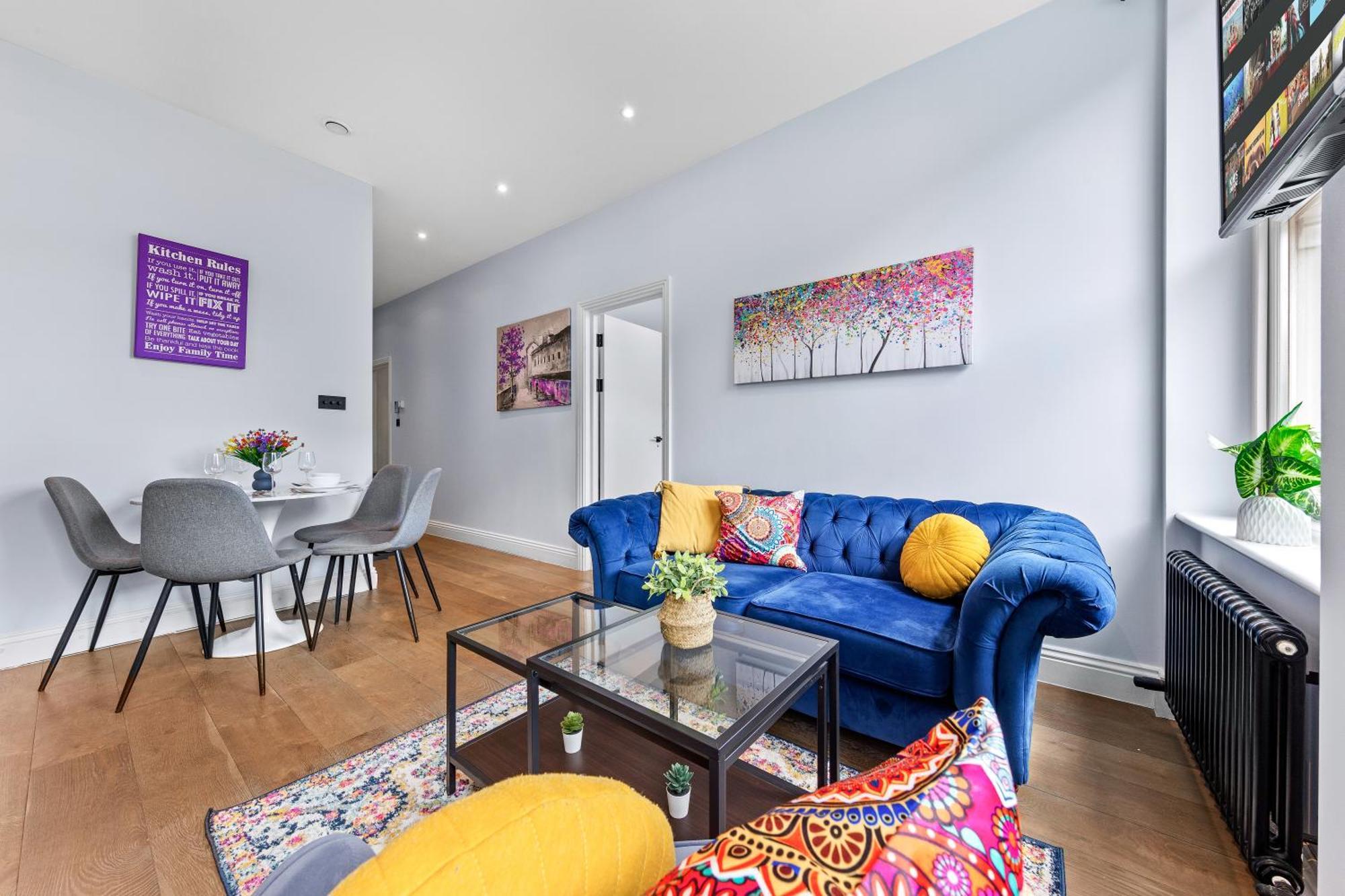 Stylish 2 Bedroom Apartment In Westminster Sleeps 5 With Ac London Kültér fotó